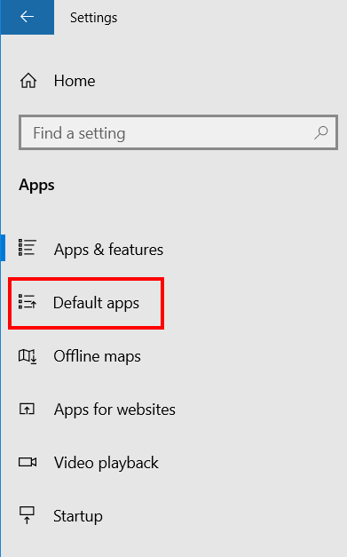 Default Apps