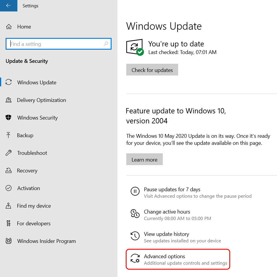 How to Turn Off Windows Update in Windows 10 settings