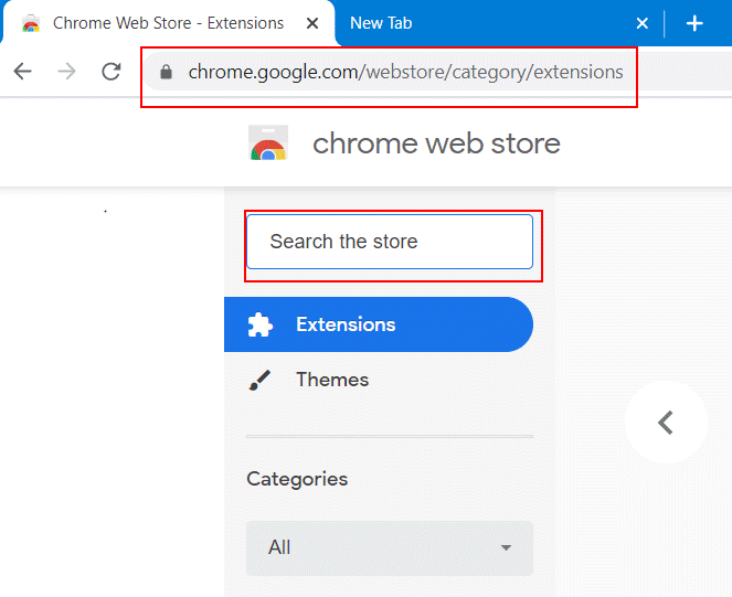 Search for block site chrome extension