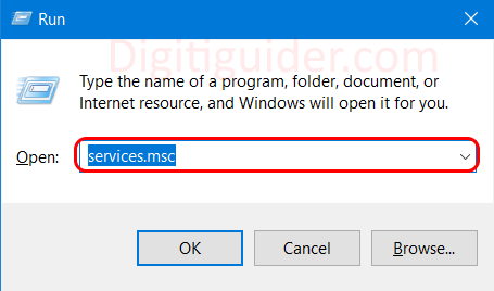 windows update services msc
