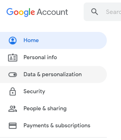 How to Manage my Google Account