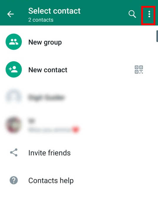 sync whatsApp contacts from mobiles