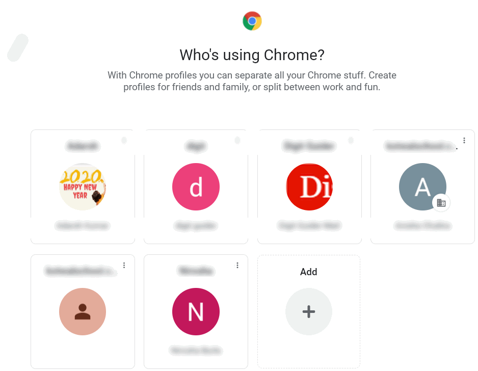 Choose Chrome Profile