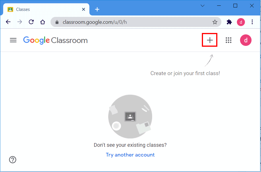 Create first class in Google Classroom