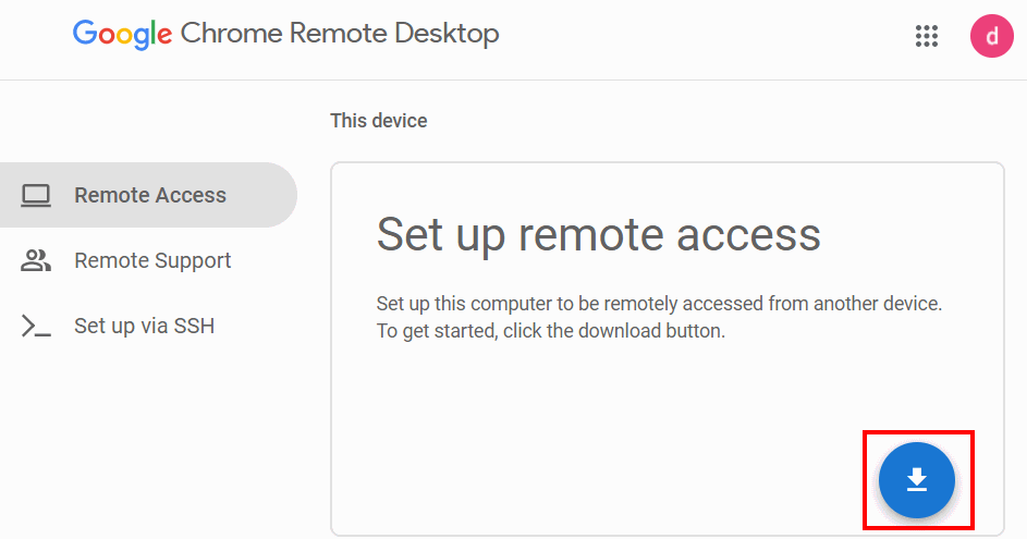 Download chrome remote desktop app