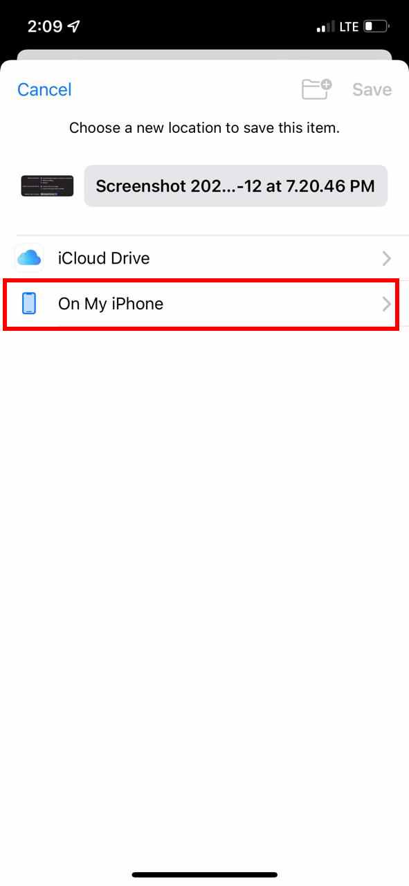 download files from Google Drive on iphone