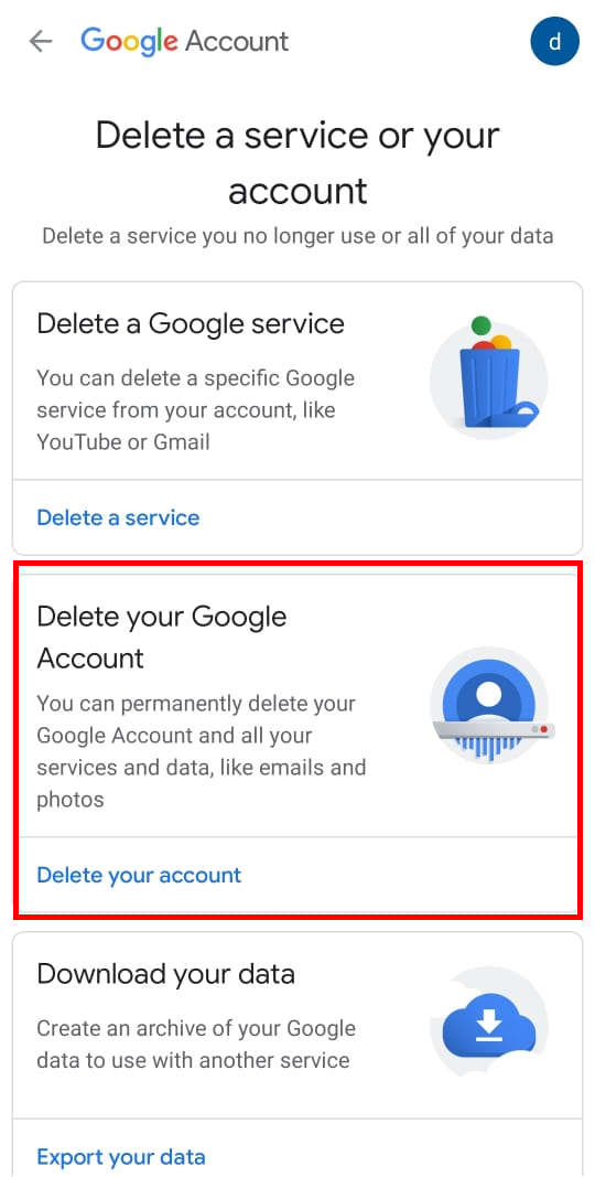 How to Delete your Google Account from Mobile