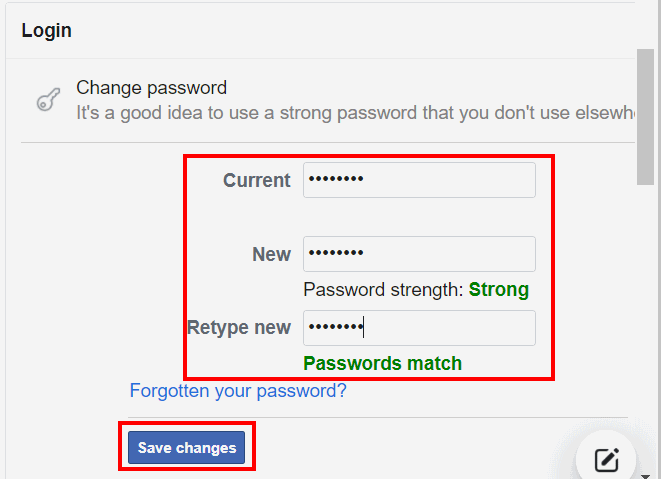How to Change Password on Facebook from Computer