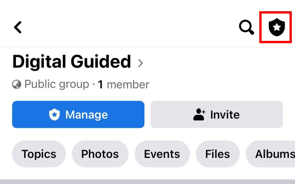 group menu icon on iphone