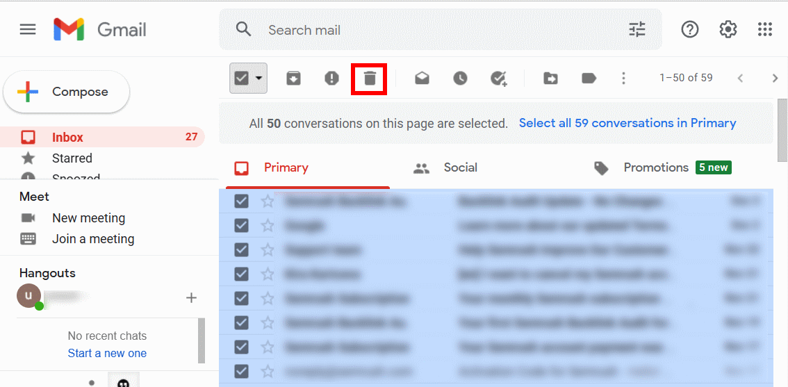 How to Delete all Gmail Emails from Computer