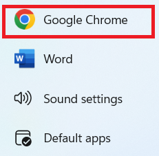 google chrome background