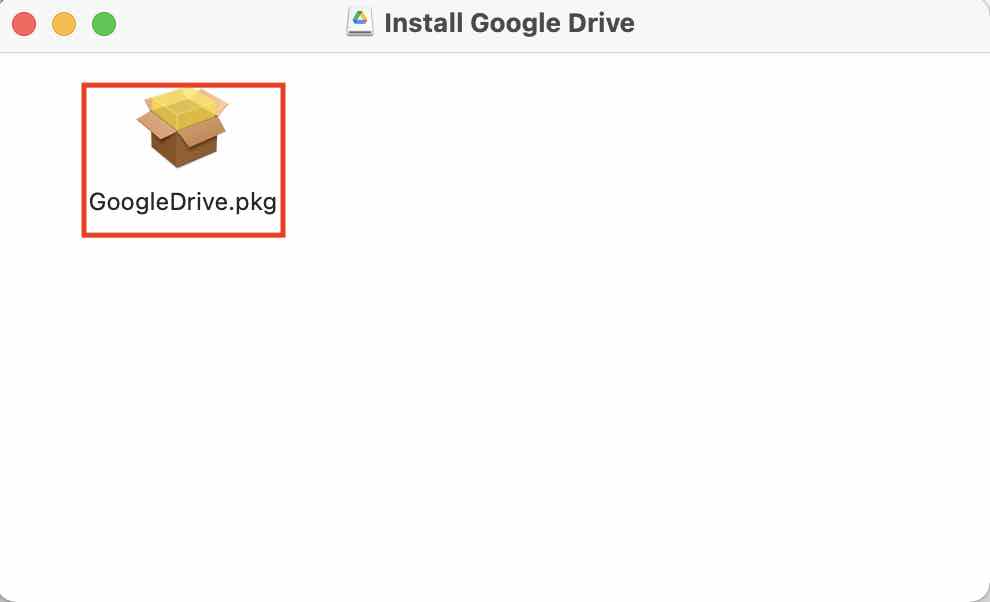 Install Google Drive on Mac