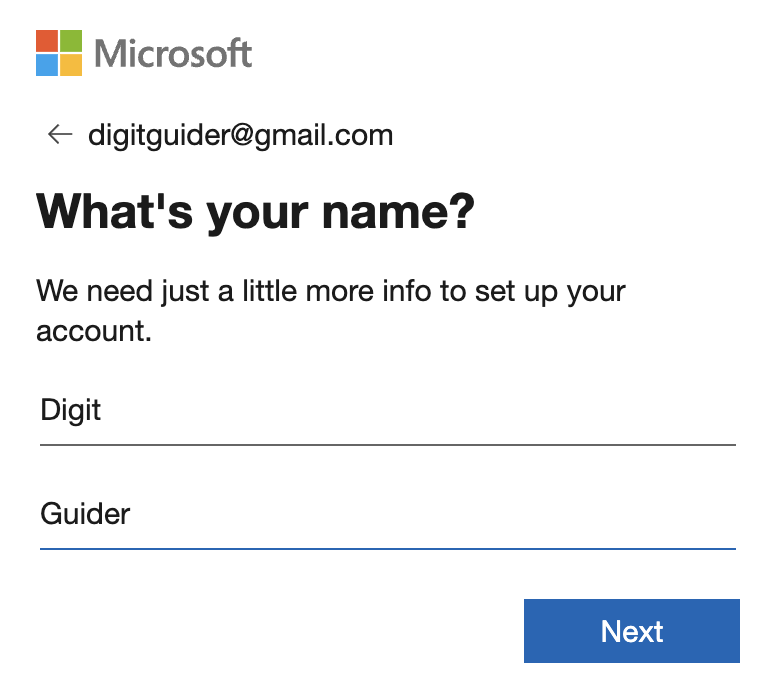 Name to your SKype account