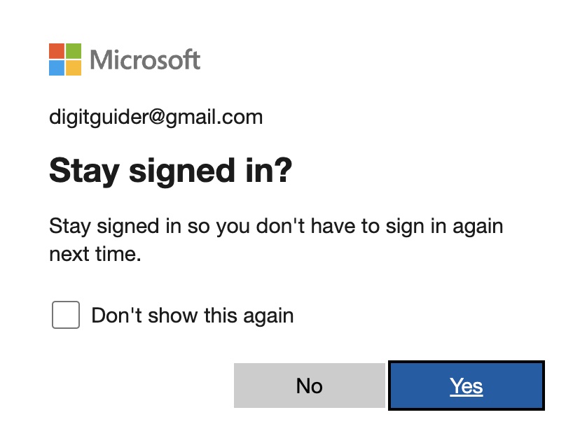 Stay sign in Page skype account